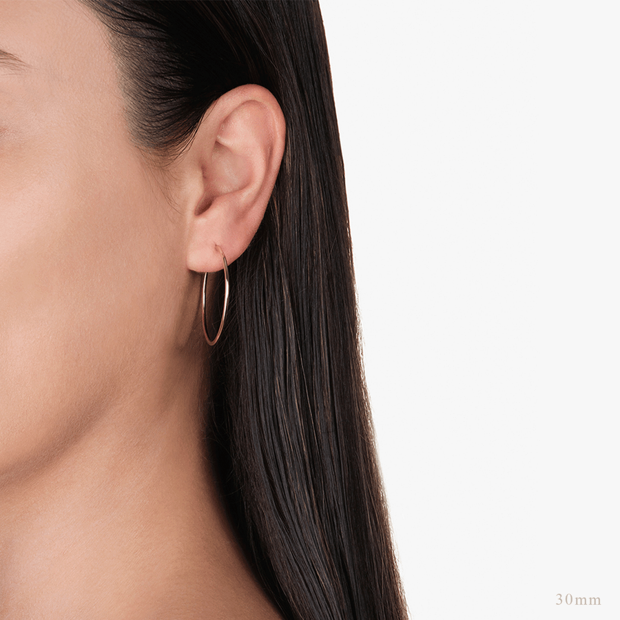 Endless Gold Classic Hoop Earrings