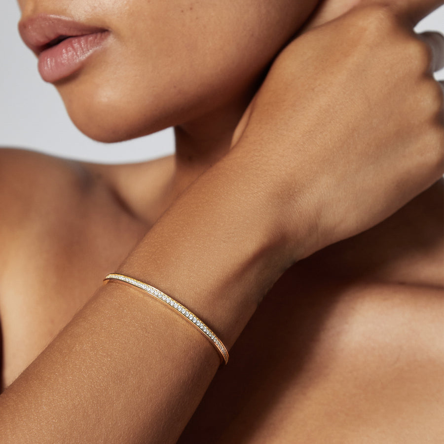 Aura Gold Cuff Bracelet