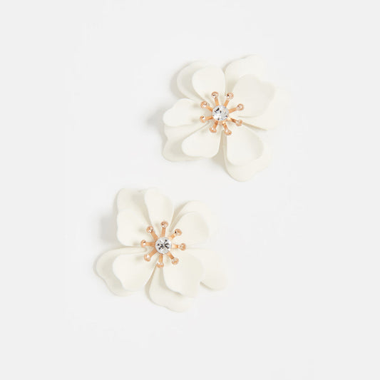 Bloom Crystal Floral Earrings