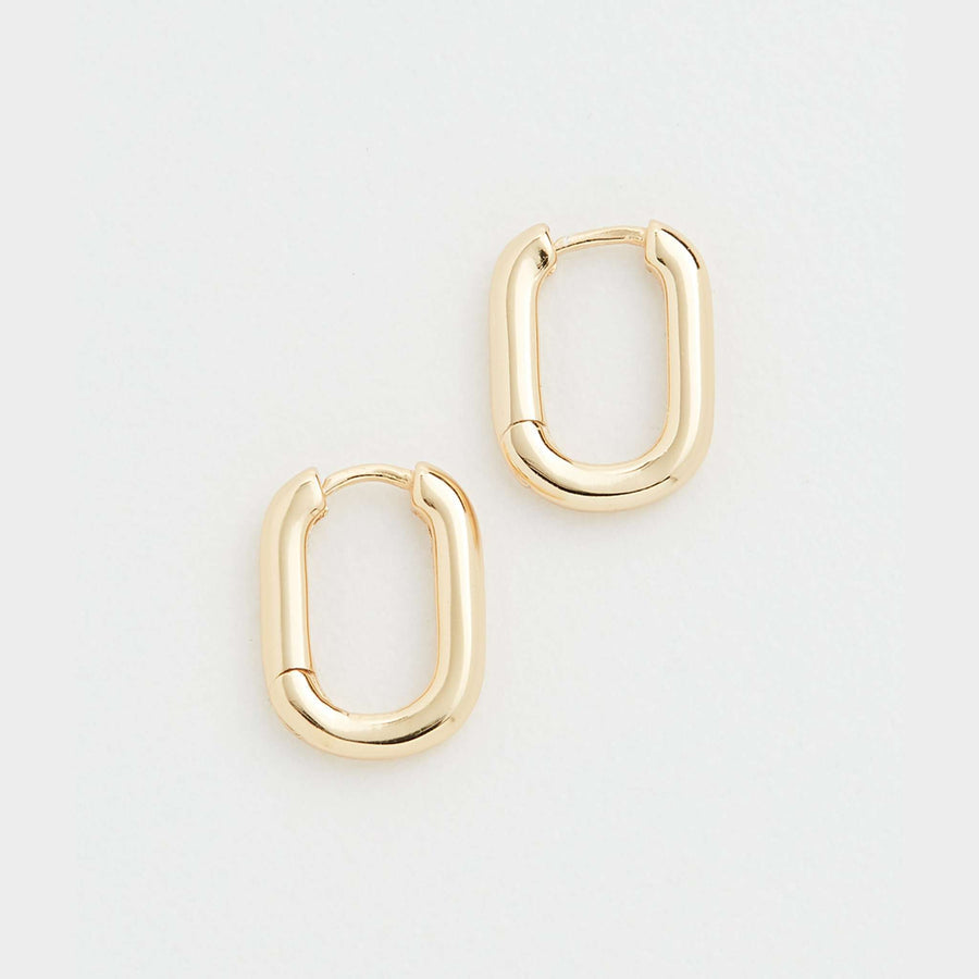 Cosmo Huggie Chunky Hoop Earrings