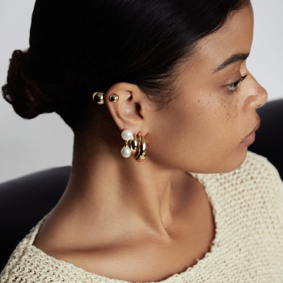 Izumi Hoop Gold Earring