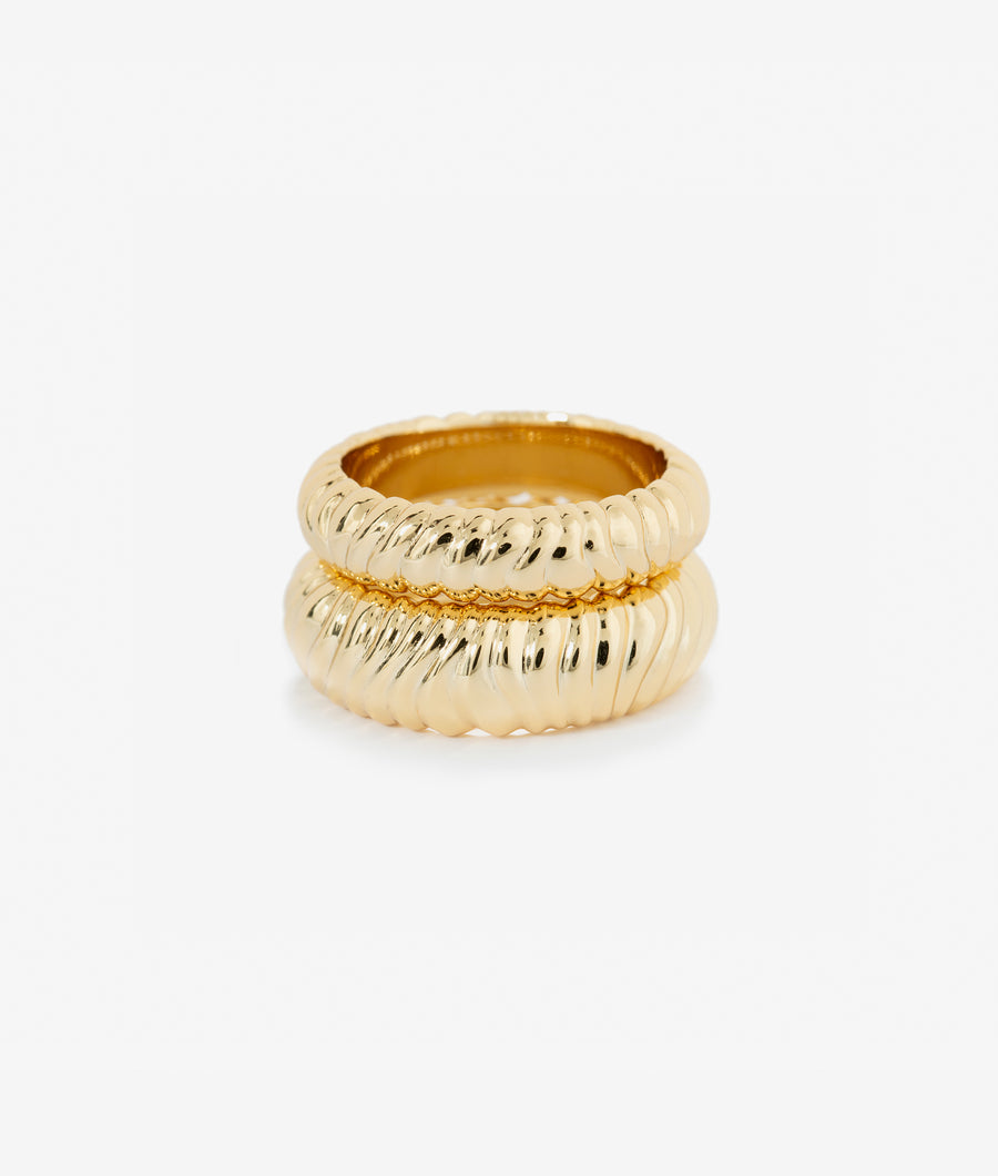 Frances Vermeil Ring Set