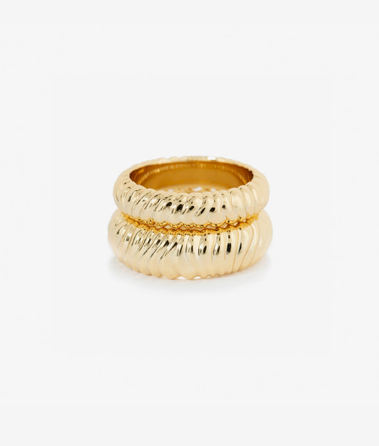 Frances Vermeil Ring Set