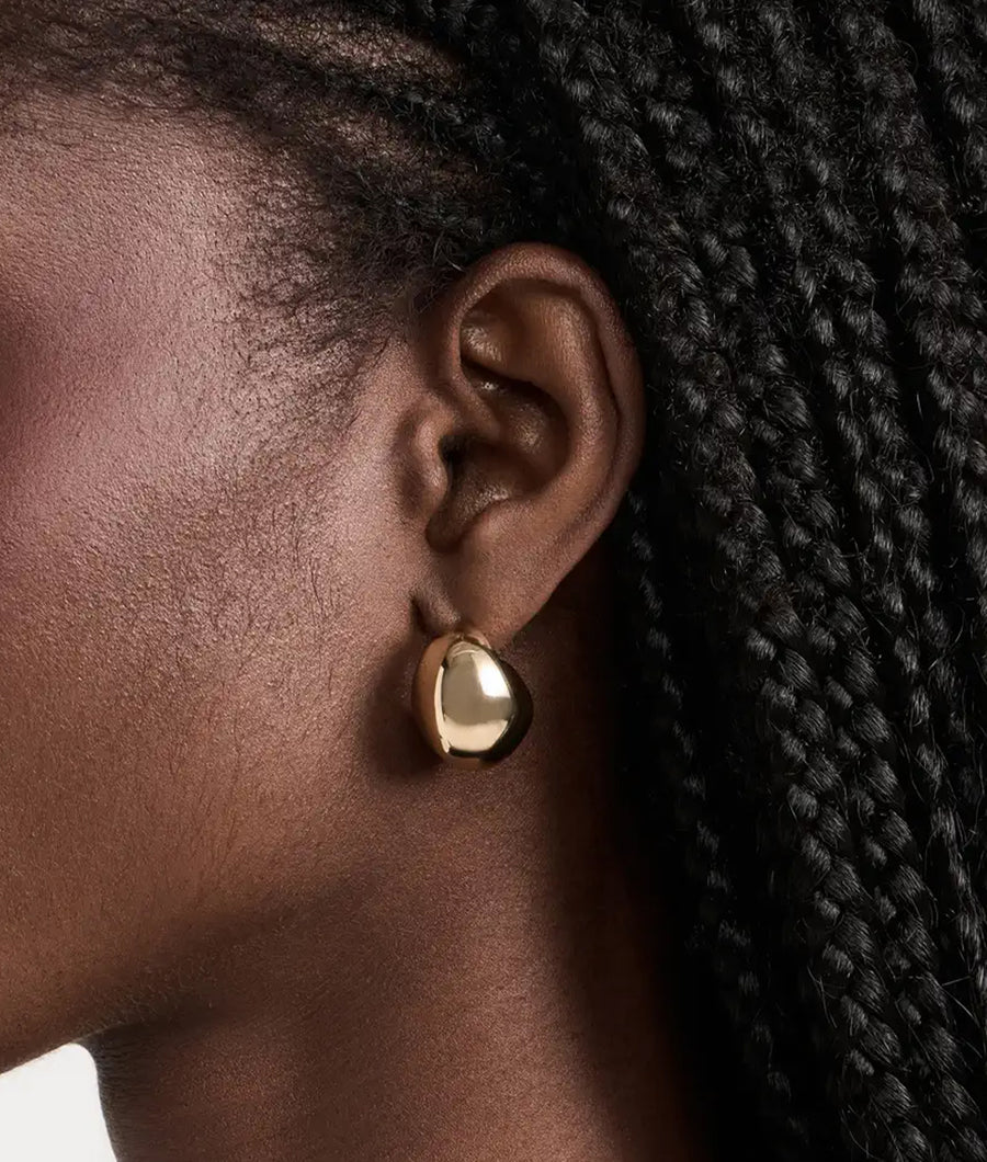 Gina Bold Gold Hoop Earrings