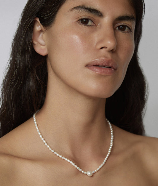 Giselle Vermeil Gold Freshwater Pearl Necklace