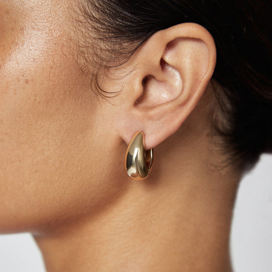 Gold Odyssey Hoop Earrings