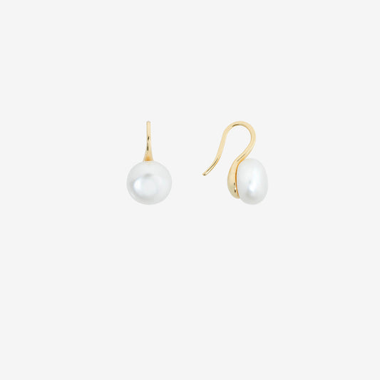 Classique Freshwater Pearl Silver Earring