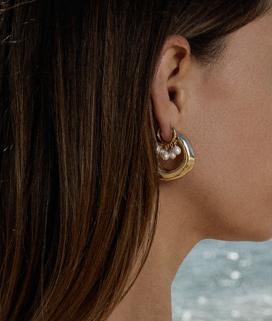 Karla Gold Hoop Earrings