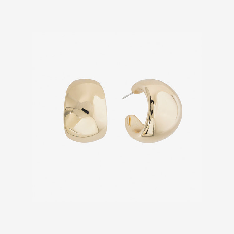 Kasumi Chunky Hoop Gold Earrings