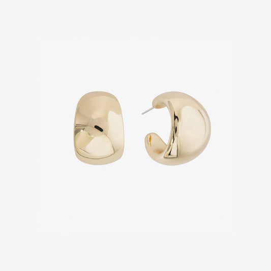 Kasumi Chunky Hoop Gold Earrings