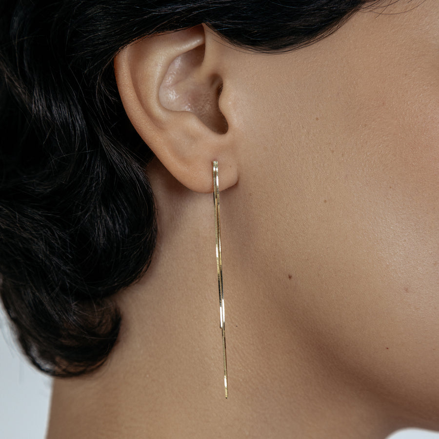 Lilith Gold Drop Earrings