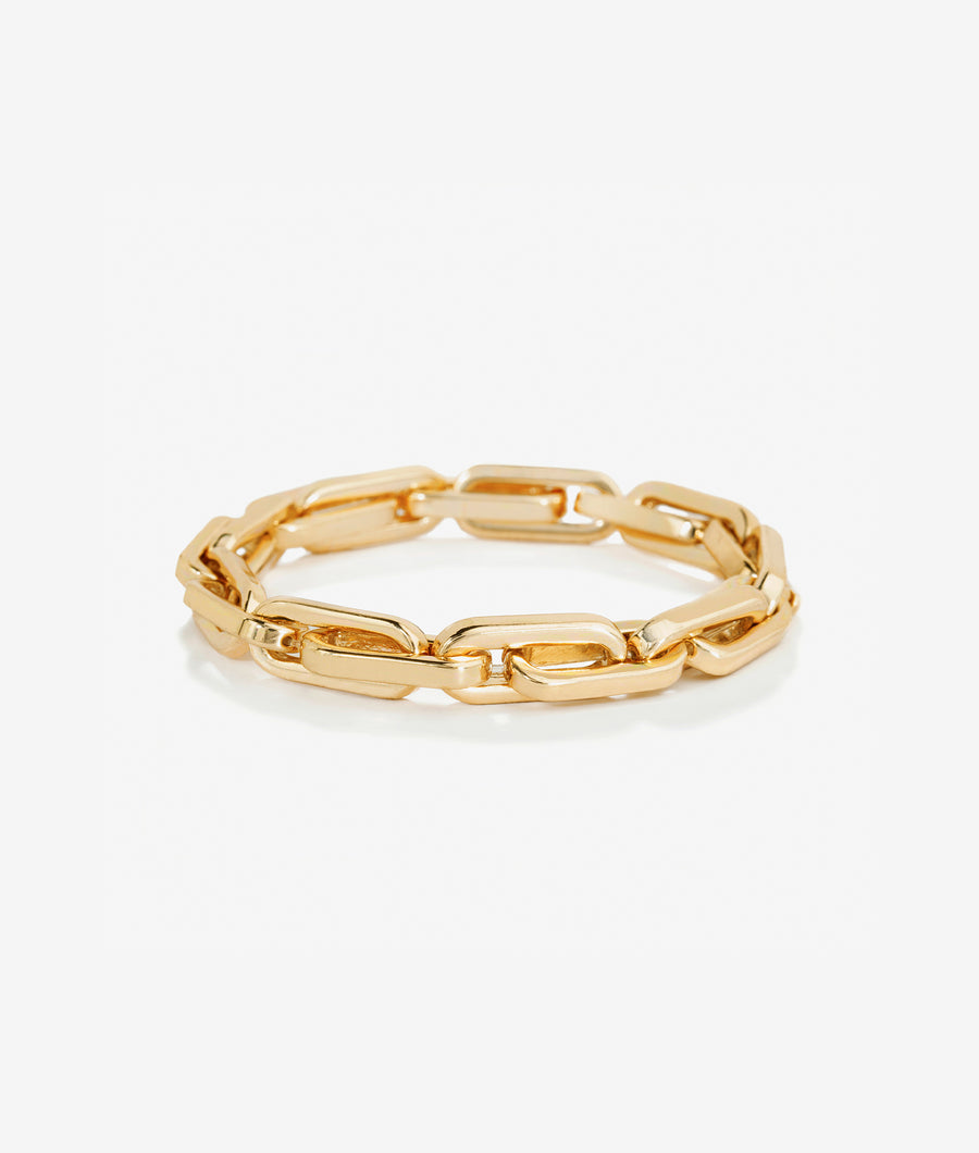 Linked Stretch Gold Bracelet