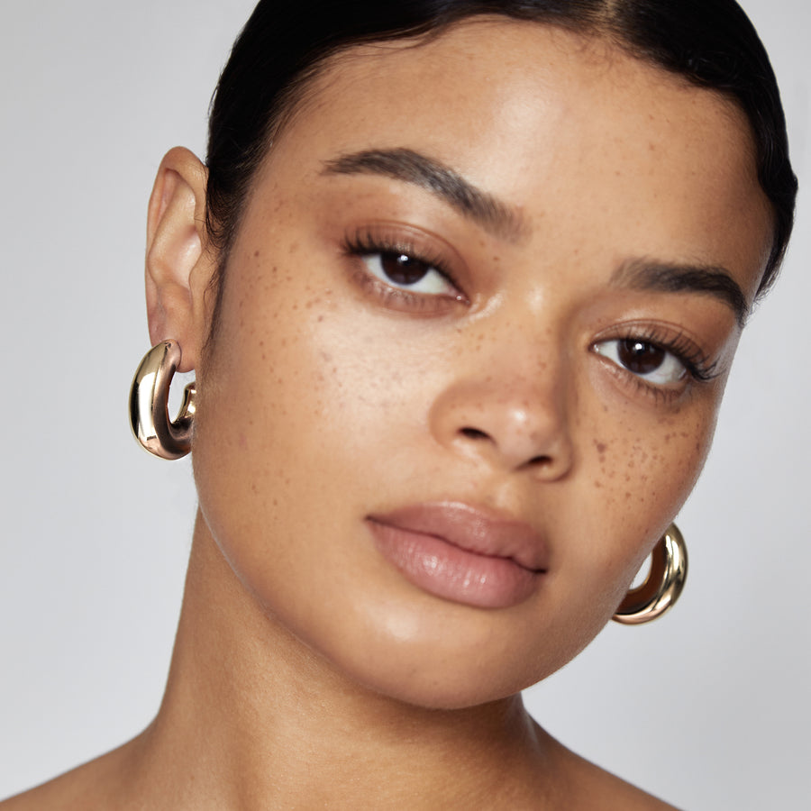 Machina Bold Chunky Hoop Statement Earrings