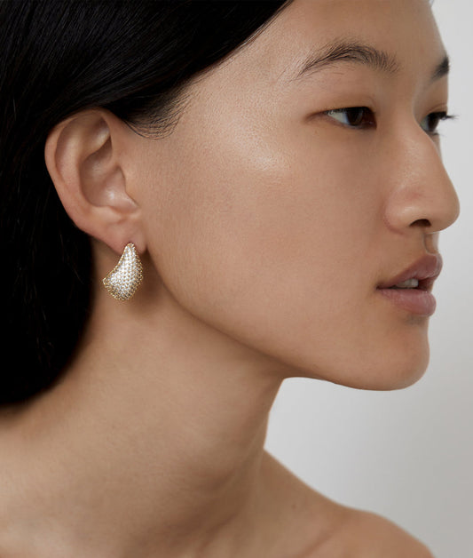 Odyssey Pavé Gold Earring