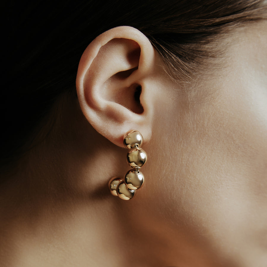 Paloma Gold Hoop Earring