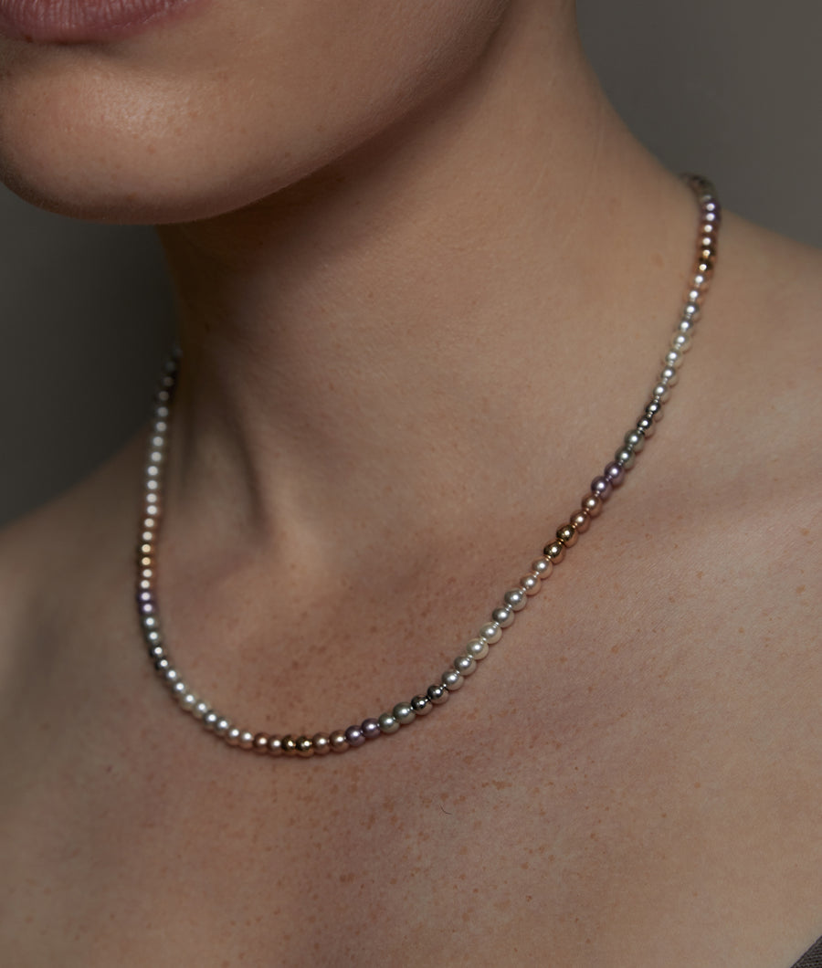 Ombré Swarovski Pearl Necklace