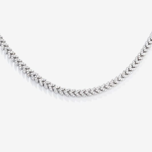 Kalista Pave Tennis Necklace