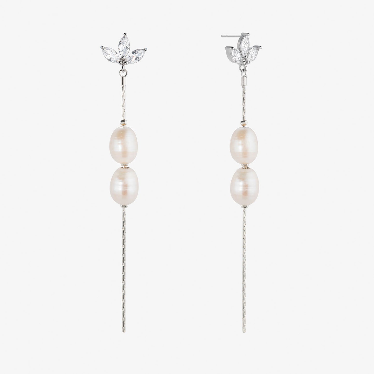 Bakari Cascade Pearl Drop Earring