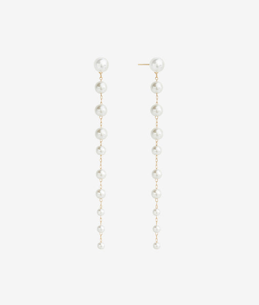 Anais Swarovski Pearl Gold Earring