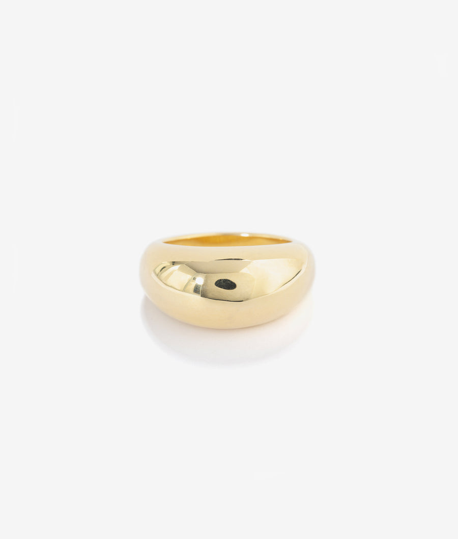 Paloma Dome Thick Gold Ring