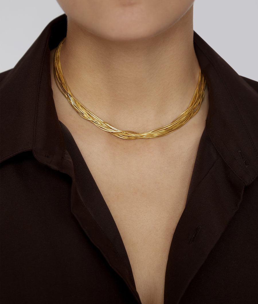 Kate Gold Layered Necklace