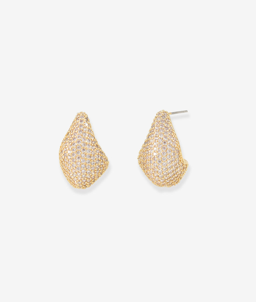 Odyssey Pavé Gold Earring