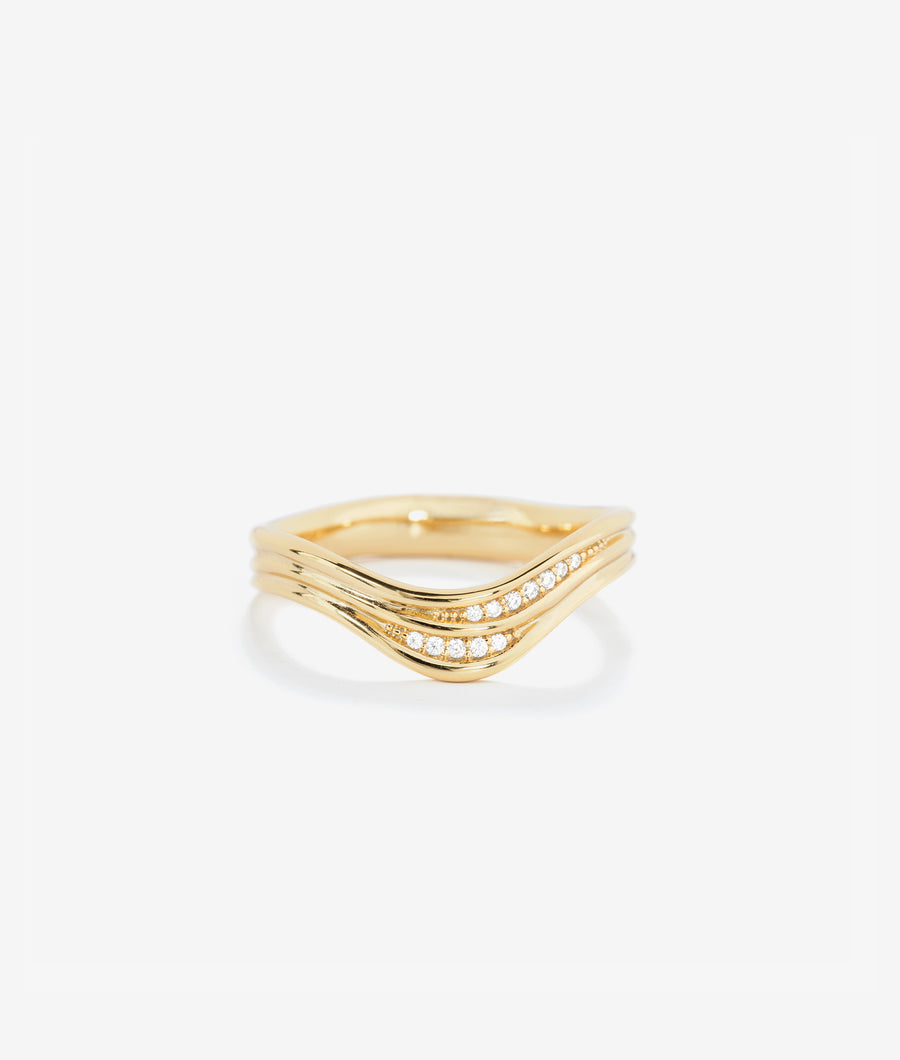 Cassie Vermeil CZ Ring