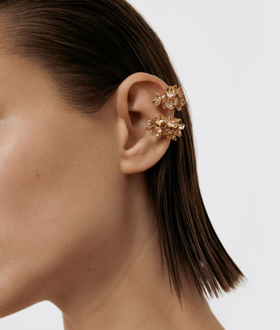 Tina Flower Petal Ear Cuff Earring