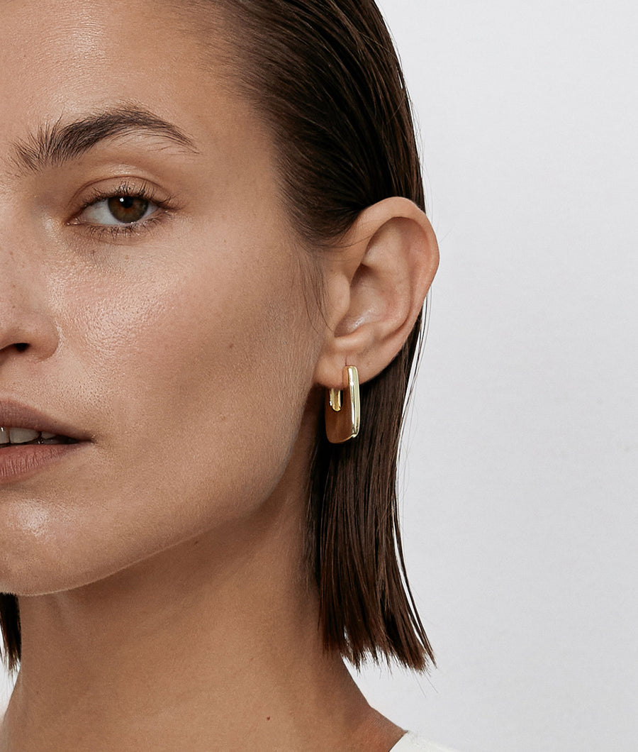 Jamie Arc Hoop Earring