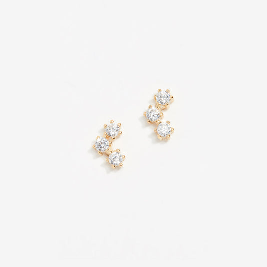 Star Cluster Crystal Stud Earrings