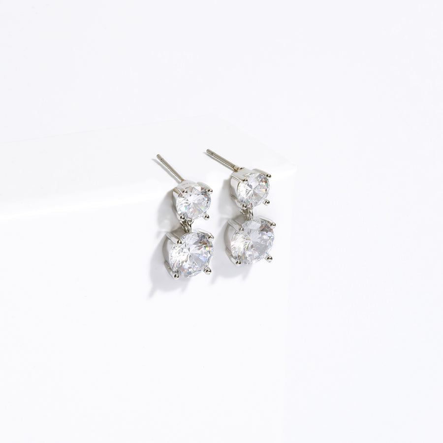 Cz Drop Earrings