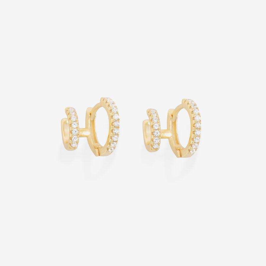 Katerina Double Hoop Earrings