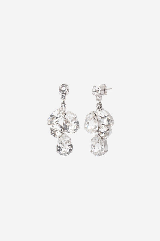 Zola Crystal Legacy Silver Earrings