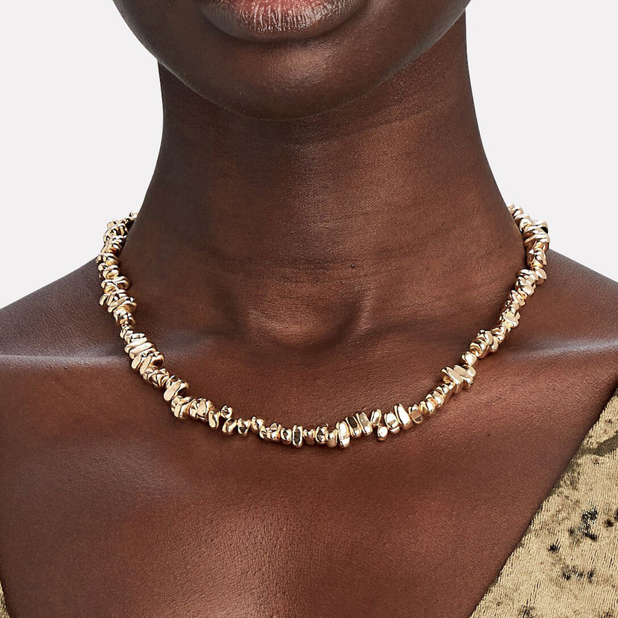 Odyssey Gold Statement Necklace