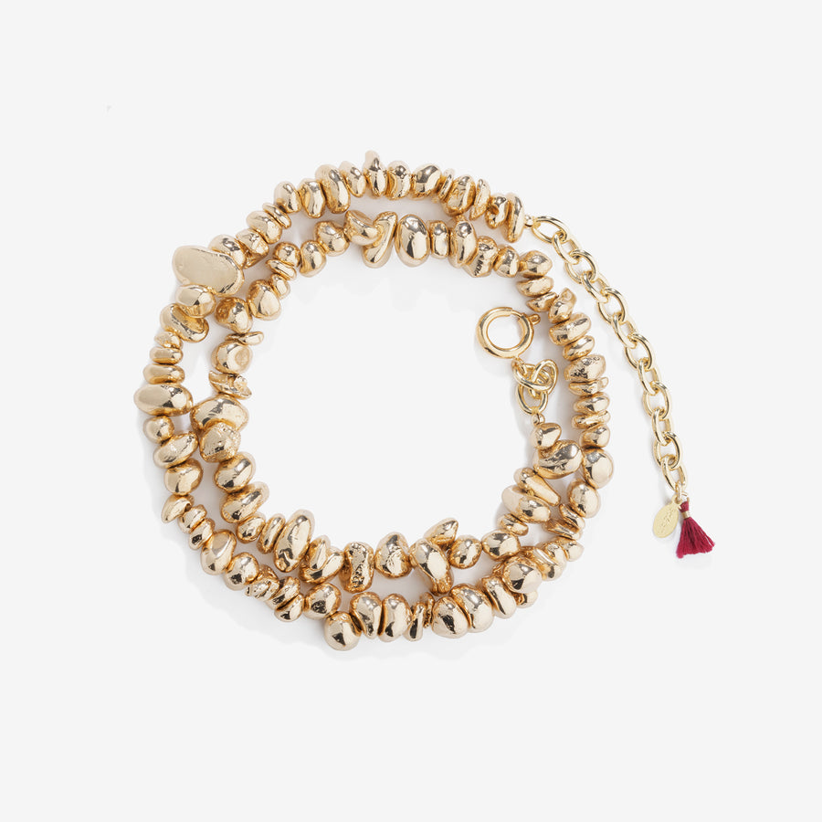 Odyssey Gold Statement Necklace