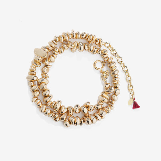 Odyssey Gold Statement Necklace