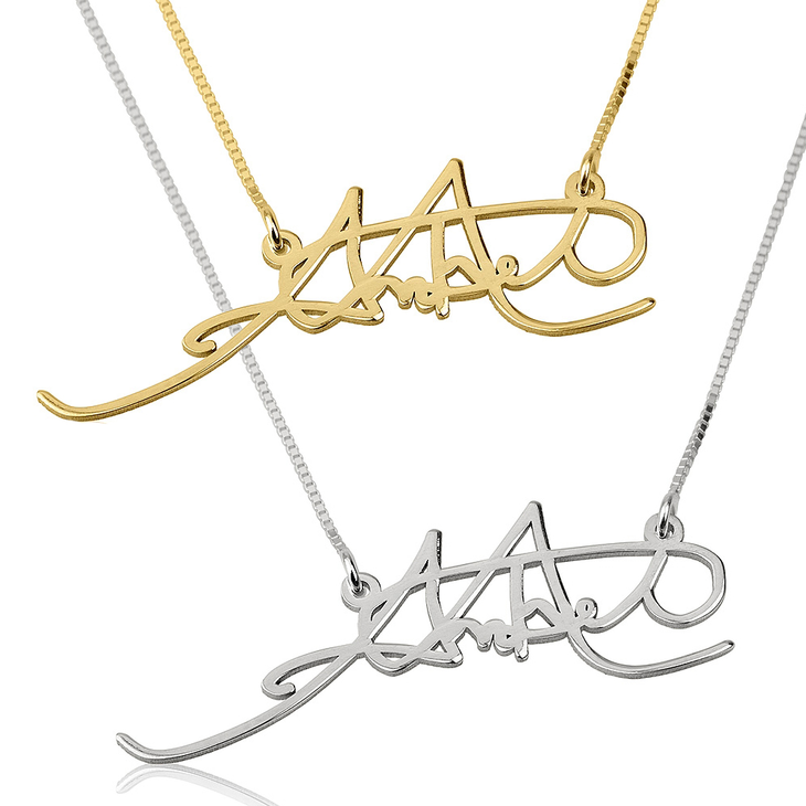 Custom Signature Handwriting Necklace