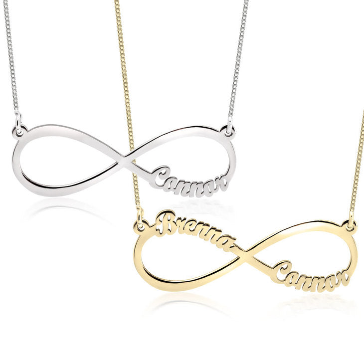 Infinity Custom Name Necklace